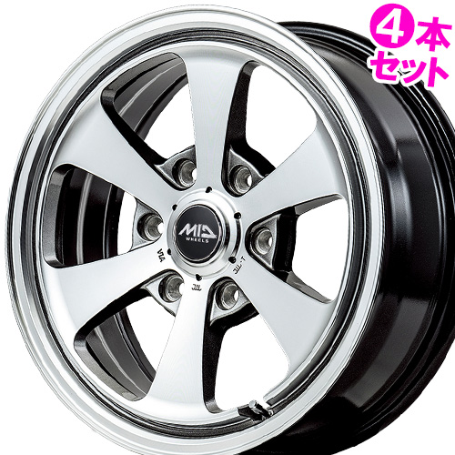 マルカサービス - (4本通貨価値) 15in 6.0J 6/139.7 マルカ MID ガルシア ダラス6 (MGP) 車輪 4本仕掛ける 自動車-アルミホイール-車、バイク、自転車
