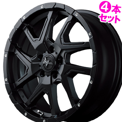 (4本価格) 18インチ 7.0J 5/114.3 マルカ ナイトロパワー デリンジャー (SB) ホイール 4本セット