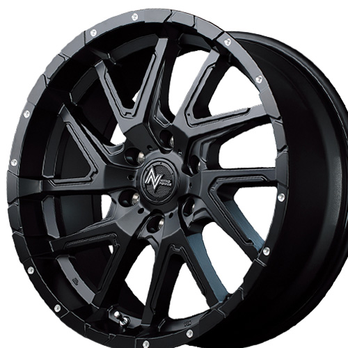 マルカサービス - (1本通貨価値) 17in 6.5J 6/139.7 マルカ ナイトロパワー デリンジャー (SB) 車輪 1本 車、バイク、自転車-自動車