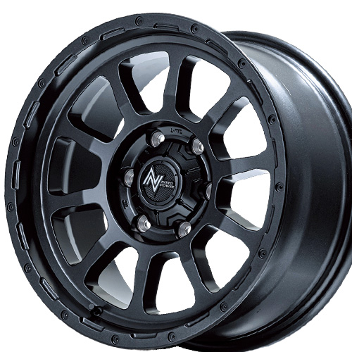 (1本価格) 16インチ 6.5J 6/139.7 マルカ ナイトロパワー M10 パーシング バレルブラック エディション (BBK) ホイール 1本