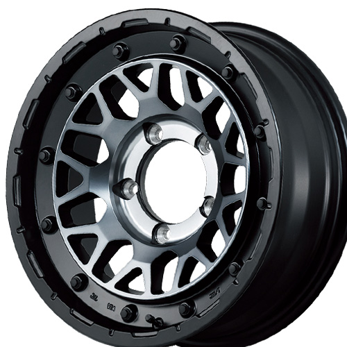 (1本価格) 16インチ 6.0J 5/139.7 マルカ ナイトロパワー M29 スティンガー (SB) ホイール 1本