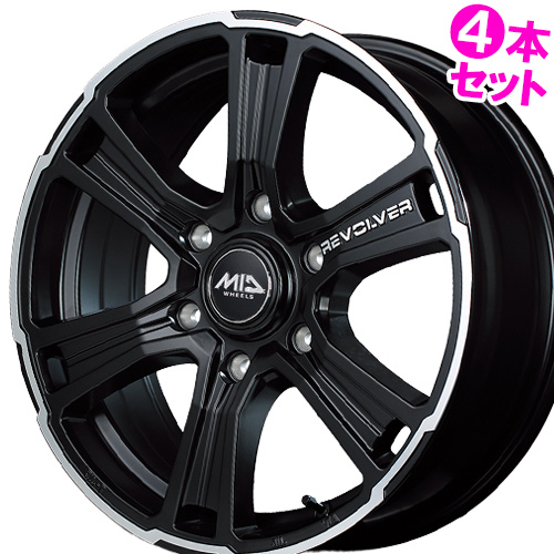 (4本価格) 17インチ 6.5J 6/139.7 マルカ MID ガルシア SS リボルバー (SB) ホイール 4本セット