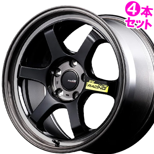 (4本価格) 18インチ 8.5J 5/114.3 マルカ MID レーシング R06 (BCP) ホイール 4本セット