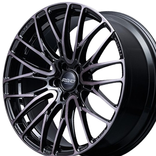 RAYS (1本価格) 21インチ 9.0J 5/114.3 レイズ ホムラ 2x10BD ブラック