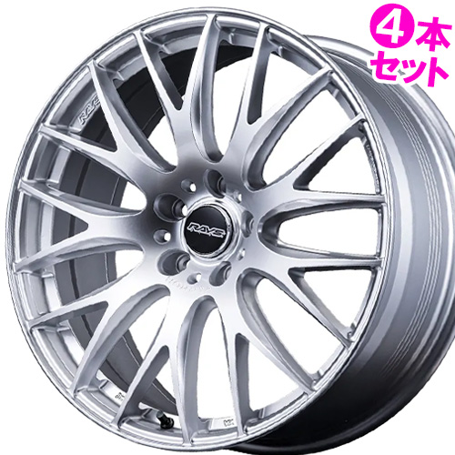 (4本価格) 18インチ 8.0J 5/114.3 レイズ ホムラ 2x9Plus (ZNK) ホイール 4本セット