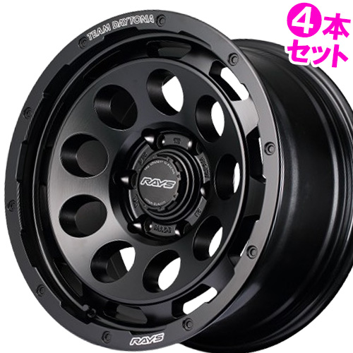 (4本価格) 18インチ 8.5J 6/139.7 レイズ チームデイトナ  D9 (BOJ) ホイール 4本セット