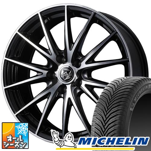 (アウトバック BT5) 225/65R17 ミシュラン クロスクライメート2 17インチ オールシーズンタイヤ ホイール 4本セット ヴェルヴァ スポルト2(85415円)