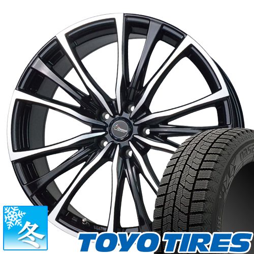 195/60R15 トーヨー オブザーブ ギズ2 15インチ スタッドレスタイヤ ホイール 4本セット クロノス CH-110 15×6.0 5穴 PCD100｜car-mania