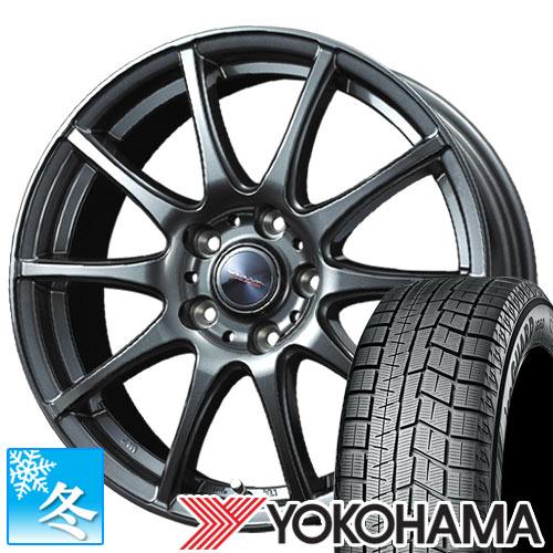 155/80R13 ヨコハマ アイスガード6 13インチ スタッドレスタイヤ ホイール 4本セット ヴェルヴァ チャージ 13×5.0 4穴 PCD100｜car-mania