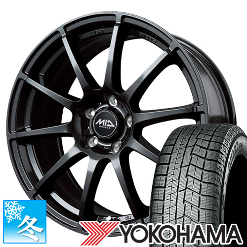 (インプレッサ GD系) 205/50R16 ヨコハマ アイスガード6 16インチ スタッドレスタイヤ ホイール 4本セット エクシーダー E06｜car-mania