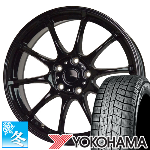 195/65R15 ヨコハマ アイスガード6 IG60 15インチ スタッドレスタイヤ ホイール 4本セット Gスピード G 07 15x5.5 4穴 PCD100 : w15554100 1956515fi : カーマニアNo.1