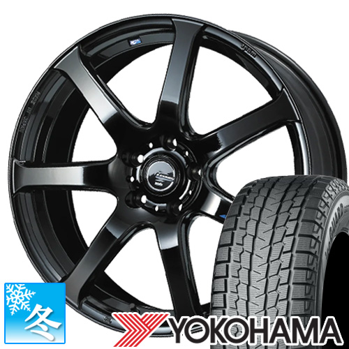 225/60R17 ヨコハマ アイスガードSUV G075 17インチ スタッドレスタイヤ ホイール 4本セット レオニス ナヴィア07 (PBK)  17x7.0 5穴 PCD114.3 : w17705114-2256017hbf : カーマニアNo.1 - 通販 - Yahoo!ショッピング