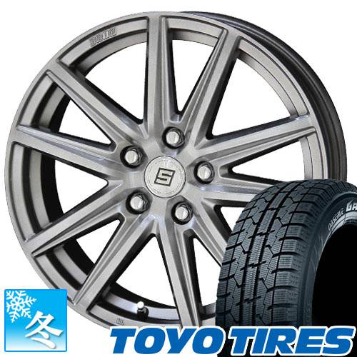 205/65R15 トーヨー  ガリット ギズ 15インチ スタッドレスタイヤ ホイール 4本セット ザイン SS (シルバー) 15×6.0 5穴 PCD114.3