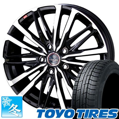 (ヴェゼル RV3-6) 225/50R18 トーヨー トランパス TX 18インチ スタッドレスタイヤ ホイール 4本セット スマック クレスト｜car-mania