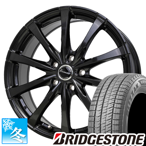 (シビック FL1) 215/50R17 ブリヂストン ブリザック VRX2 17インチ スタッドレスタイヤ ホイール 4本セット Gスピード G06(92920円)