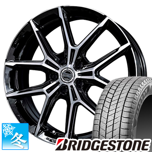 (エクストレイル T32) 225/65R17 ブリヂストン ブリザック VRX3 17インチ スタッドレスタイヤ ホイール 4本セット ザイン SX(79716円)