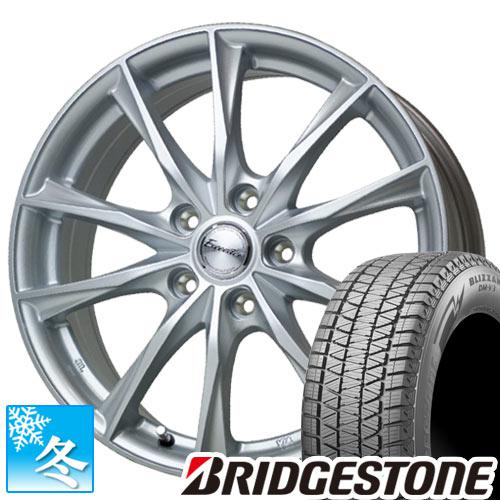 235/65R18 ブリヂストン ブリザック DM V3 18インチ スタッドレスタイヤ ホイール 4本セット エクシーダー E06 18×7.0 5穴 PCD114.3 :W18705114 2356518ME:カーマニアNo.1