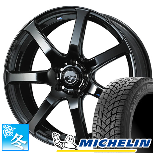 シビック FC1/FK7) 215/50R17 ミシュラン エックス アイス スノー 17インチ スタッドレスタイヤ ホイール 4本セット レオニス  ナヴィア07 (PBK) : w17705114-2155017obf493 : カーマニアNo.1 - 通販 - Yahoo!ショッピング