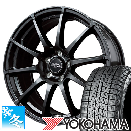 175/65R14 ヨコハマ アイスガード7 14インチ スタッドレスタイヤ ホイール 4本セット エクシーダー E06 14×5.5 4穴 PCD100｜car-mania