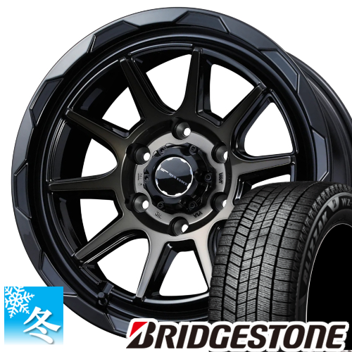 デリカCV5W用ブリヂストンタイヤホイール4本セット サイズ：215/70R16 ブリザック (デリカD:5 CV5W) 215/70R16 ブリヂストン WZ-1 16インチ