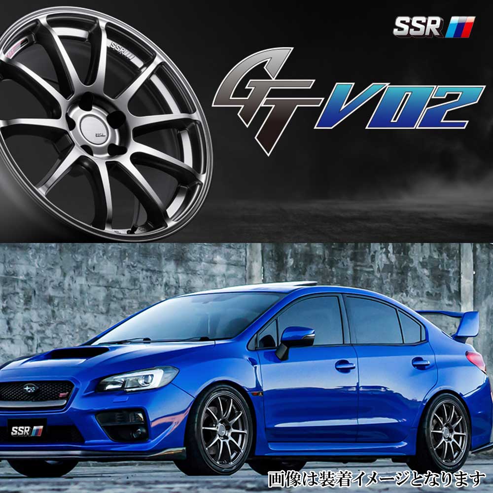 SSR GTV02 17インチ ホイール 4穴100mm SSR gtv02 17インチ 4穴（アルミホイール）｜タイヤ、ホイール