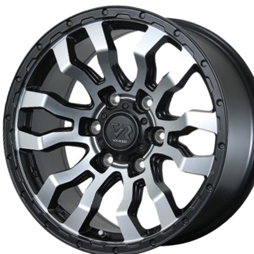 (1本価格) 18インチ 7.5J 6/139.7 トピー ヴァブロ アールアールゼロワン (MC) ホイール 1本 ナット座形状:トヨタ純正平座ナット