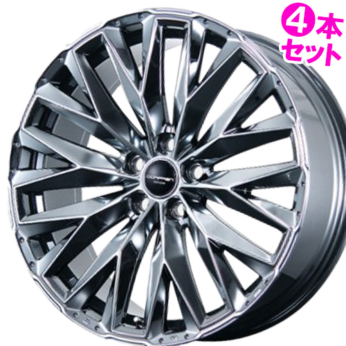 4本価格) 20インチ 8.5J 5/114.3 トピー ドルフレン エクスクルーシブ 