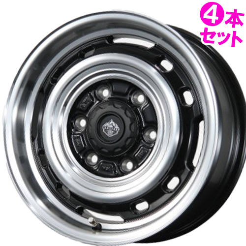 4本価格) 15インチ 4.5J 4/100 トピー ランドフット XFG (GB/P