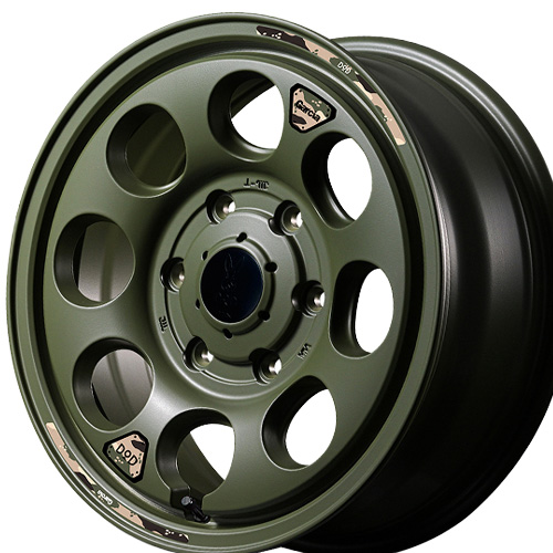 (1本価格) 16インチ 6.5J 6/139.7 マルカ MID x DOD ウシャリン (SGR) ホイール 1本