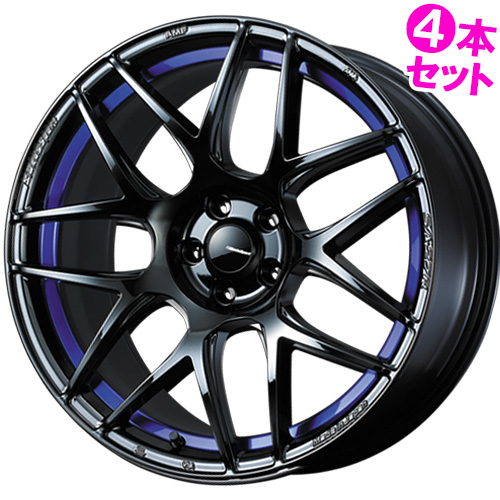 (4本価格) 17インチ 7.5J 5/114.3 ウェッズ ウェッズスポーツ SA 27R (BLCII) ホイール4本セット :weds sa27r blcii 177551143 4p:カーマニアNo.1