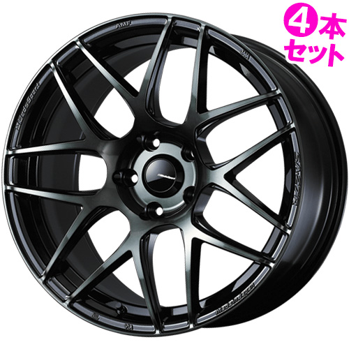 (4本価格) 18インチ 7.5J 5/100 ウェッズ ウェッズスポーツ SA-27R (WBC) ホイール4本セット｜car-mania