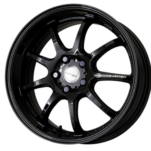 中K　美品WORK EMOTION D9R 18インチ タイヤ付　1本 WORK (1本価格) 18インチ 8.5J 5/114.3 ワーク ワークエモーション D9R