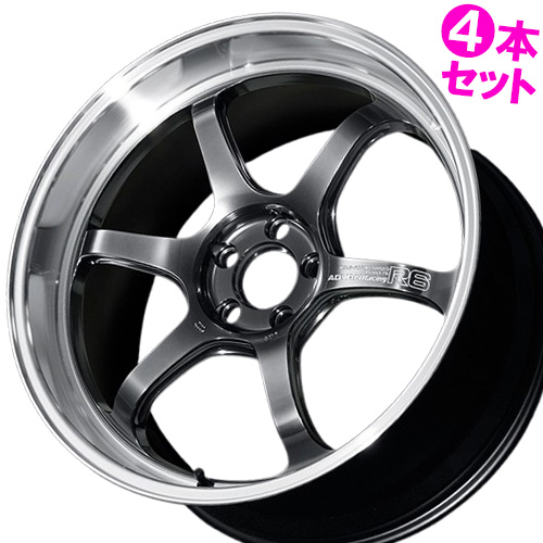 4本価格) 18インチ 7.5J 5/100 ヨコハマホイール アドバンレーシング 