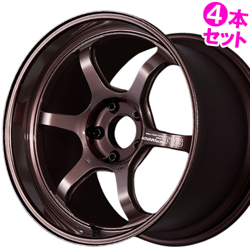 (4本価格) 18インチ 11.0J 5/114.3 ヨコハマホイール アドバンレーシング R6 (RCB) ホイール 4本セット : yokowl r6 rcb 181105114 4p : カーマニアNo.1