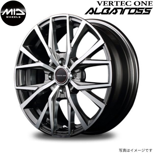 マルカ ホイール ヴァーテックワン アルバトロス 日産 ノート/ノートeパワー 12系 MID 【16×6.0J 4 100 INSET43 シルバー】 1本単品 :mid qq e f2 i 12044d:車パーツDIY.com