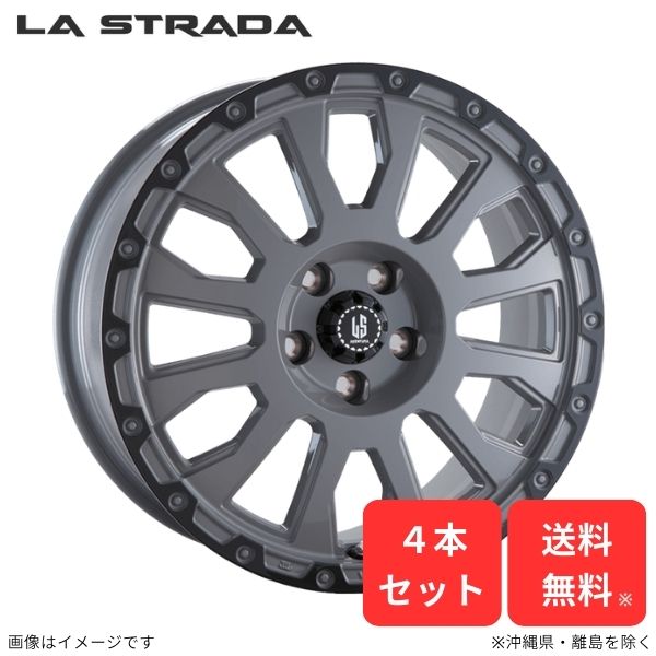 ホイール ラ・ストラーダ エクストレイル T32 ニッサン 4本セット アヴェンチュラ 18インチ 5H LA880K40SGAR :LA880K40SGAR qq e 9d4:車パーツDIY.com