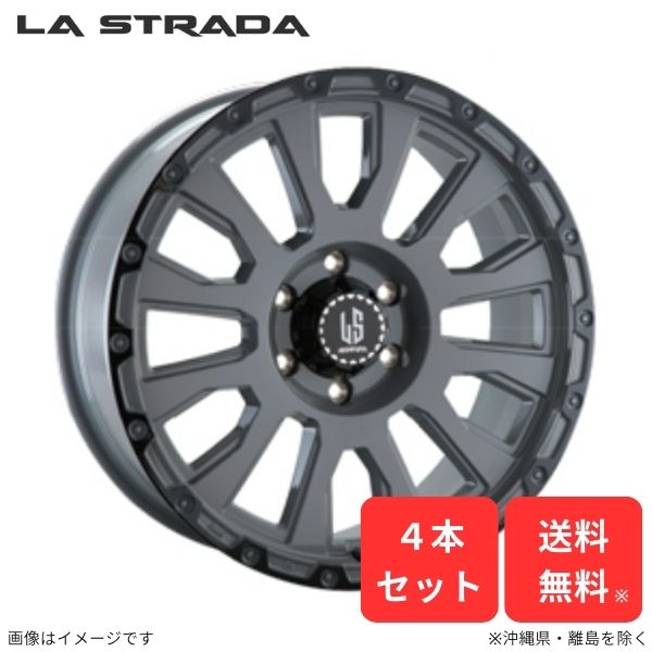 ホイール ラ・ストラーダ ランドクルーザープラド J150W/J151W トヨタ 4本セット アヴェンチュラ 17インチ 6H LA780T20SGAR｜car-parts-diy