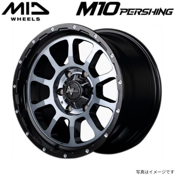 マルカ ホイール ナイトロパワー M10 パーシング トヨタ ハイエース/レジアスエース MID 【16×6.5J 6 139.7 INSET38 ブラック/DC+】 1本 :mid qq e f2 i 23671d:車パーツDIY.com