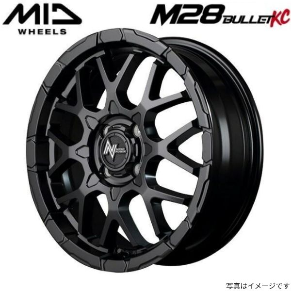 マルカ ホイール ナイトロパワーM28 バレットKC アルト/アルトエコ/アルトターボRS 【15×5.0J 4 100 INSET48 セミグロスブラック】 1本 :mid qq e f2 i 22787d:車パーツDIY.com