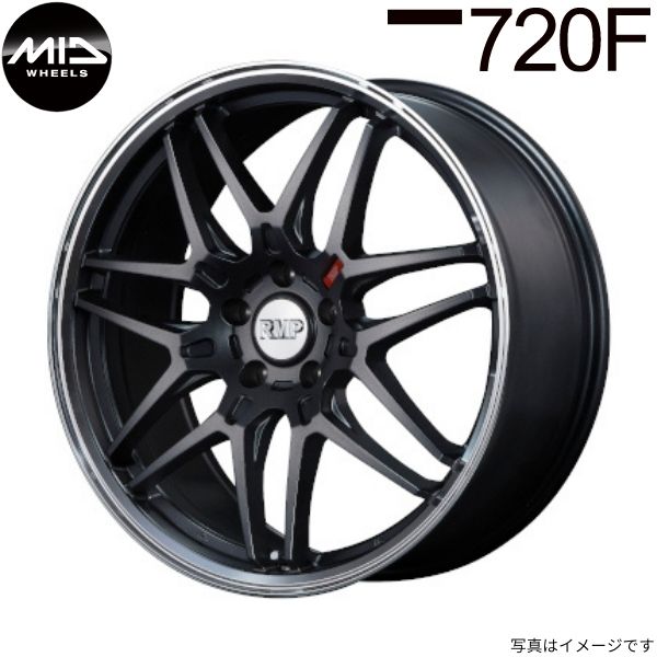 マルカ ホイール RMP 720F レクサス RC 10系 MID 【18×8.0J 5 114.3 INSET42 セミグロスガンメタ】 1本単品 :mid qq e f2 i 30193d:車パーツDIY.com