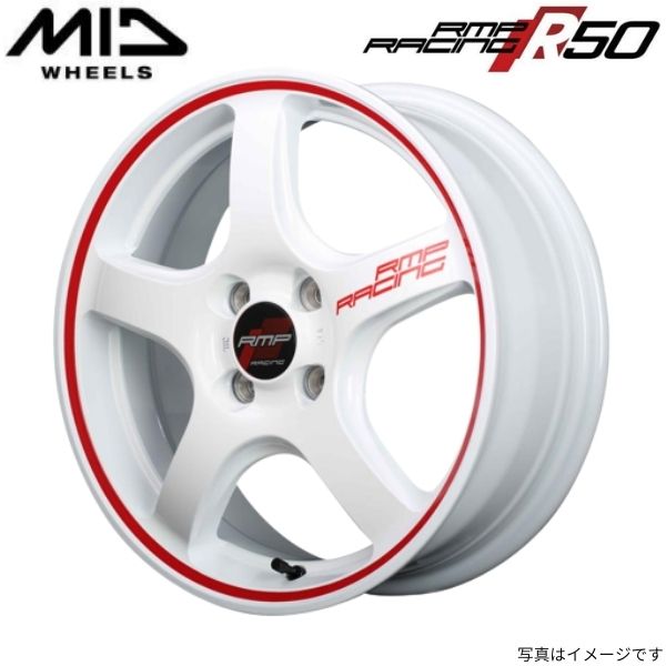 マルカ ホイール RMPレーシング R50 マツダ AZワゴン MJ23S MID 【15×5.0J 4 100 INSET45 ホワイト】 1本単品 :mid qq e f2 i 22985d:車パーツDIY.com