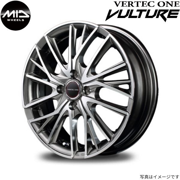 マルカ ホイール ヴァーテックワン ヴァルチャー マツダ ロードスター RF ND系 MID 【16×6.0J 4 100 INSET43 シルバー】 1本単品 :mid qq e f2 i 12072d:車パーツDIY.com