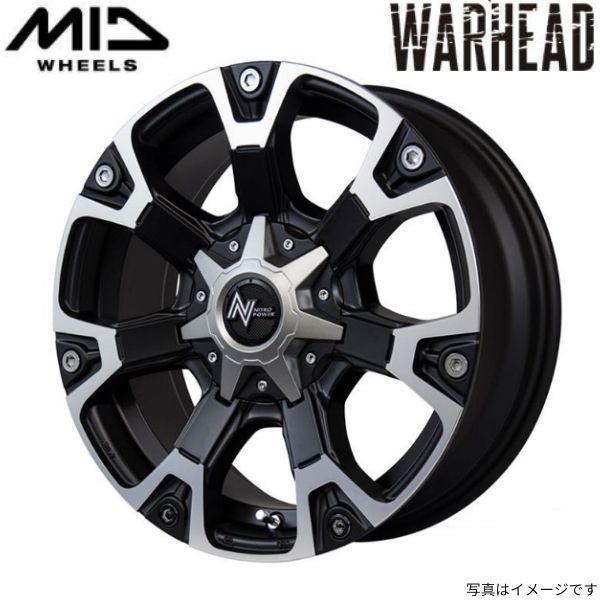 マルカ ホイール ナイトロパワー ウォーヘッド トヨタ ランドクルーザープラド MID 【17×8.0J 6 139.7 INSET20 セミグロスブラック】 1本 :mid qq e f2 i 30925d:車パーツDIY.com