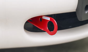 OKUYAMA オクヤマ 牽引フック NDロードスター用 前後セット シルバー OKUYAMA オクヤマ 牽引フック NDロードスター用 前後セット シルバー