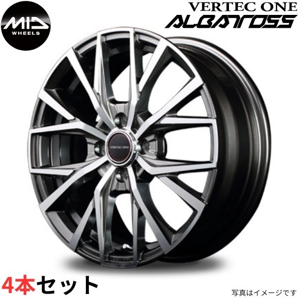 マルカ ホイール ヴァーテックワン アルバトロス ノート/ノートeパワー/ニスモ/ニスモS MID 【16×6.0J 4 100 INSET43 シルバー】 4本 :mid qq e f2 i 44406d:車パーツDIY.com