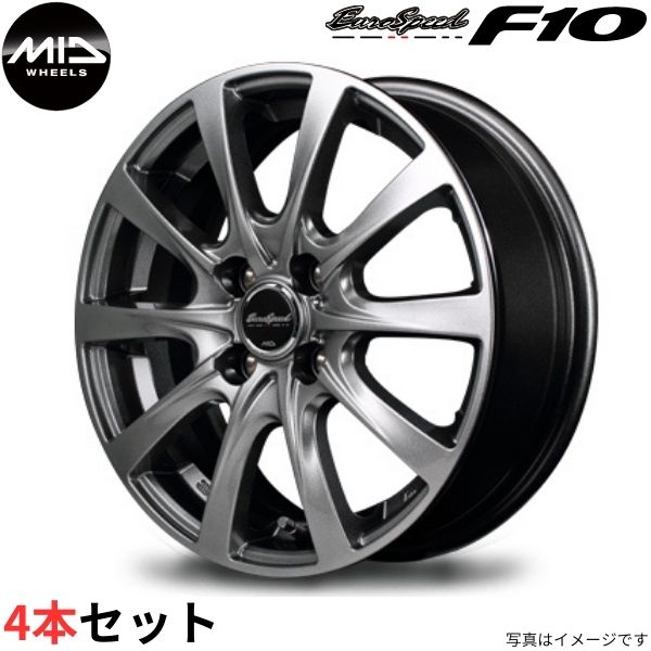 マルカ ホイール ユーロスピード F10 スズキ シボレーMW ME34 MID  4本セット