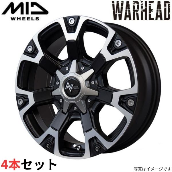 マルカ ホイール ナイトロパワー ウォーヘッド ランドクルーザープラド 150系 MID 【20×8.5J 6 139.7 INSET20 セミグロスブラック】 4本 :mid qq e f2 i 63516d:車パーツDIY.com