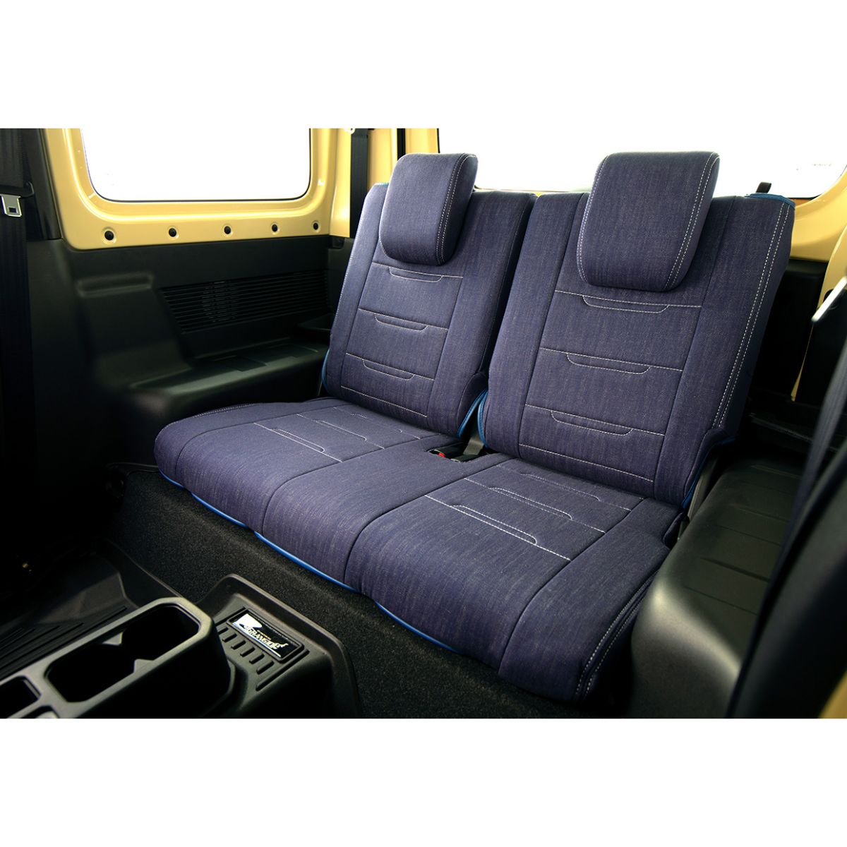 シートカバー 車 Nワン JG1/JG2 ホンダ アルティナ デニム ネックパッド2個セット Artina 3200_画像4