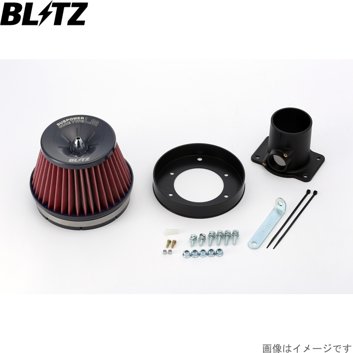 BLITZ（ブリッツ） エアクリーナー サスパワーLM-RED アレックス