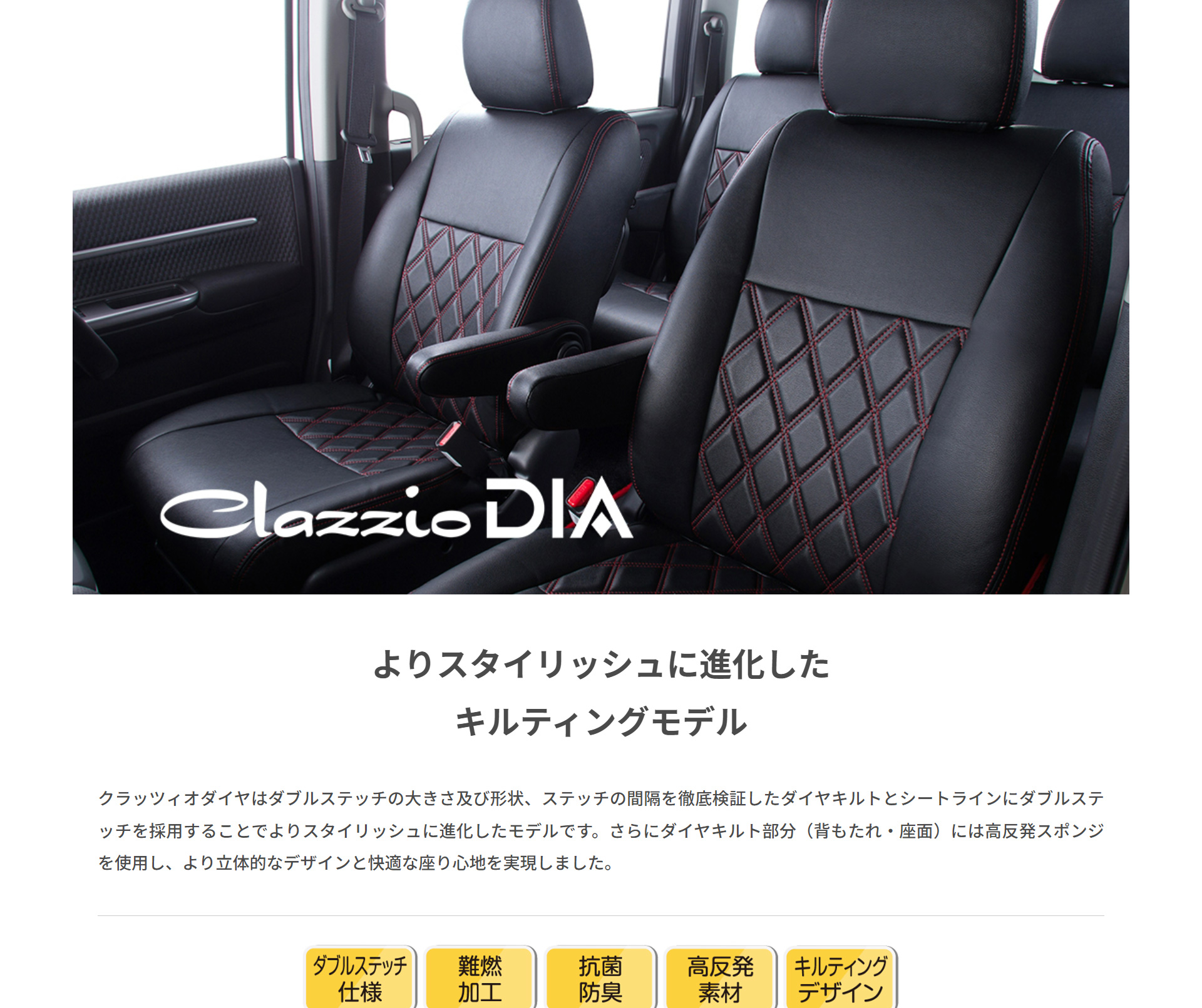 Clazzio（クラッツィオ） シートカバー ワゴンR MH21S スズキ ダイヤ 2 